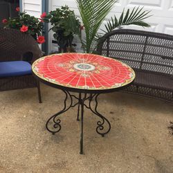 Emilio mosaic outdoor dining table for Sale in Virginia Beach VA