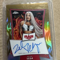 Zelina Vega WWE Card Auto
