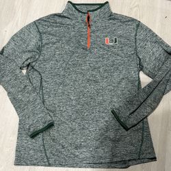 Men’s Miami Hurricanes LS Shirt Large