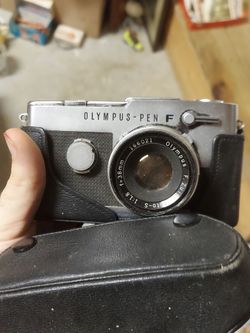 Vintage Olympus pen fv made in japan camera 35mm
