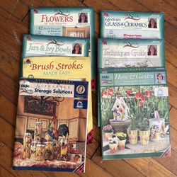 7 Donna Dewberry One Stroke Collection Teaching Guides/Books - Folk Art