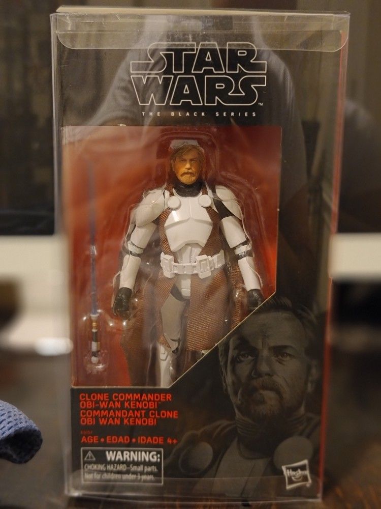 black series Clone Commander Obi wan Kenobi