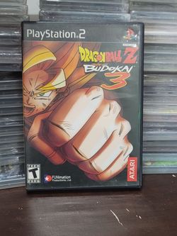 PLAYSTATION 2 DRAGONBALL Z BUDOKAI 3 CIB WITH CASE AND MANUALS INCLUDED DISC IS PERFECT