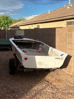 Boat with trailer