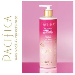 NEW!  Pacifica Island Vanilla body wash