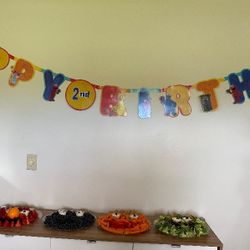 Sesame Street “Happy Birthday” Sign