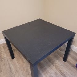 IKEA Black Square Table