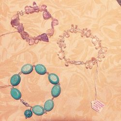 real amethyst sterling silver 925 bracelet