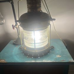Antique Anchor Ship Lantern 