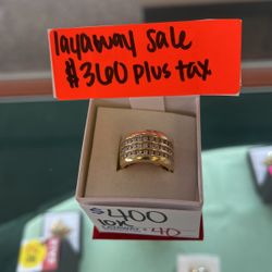 10k Diamond Ring
