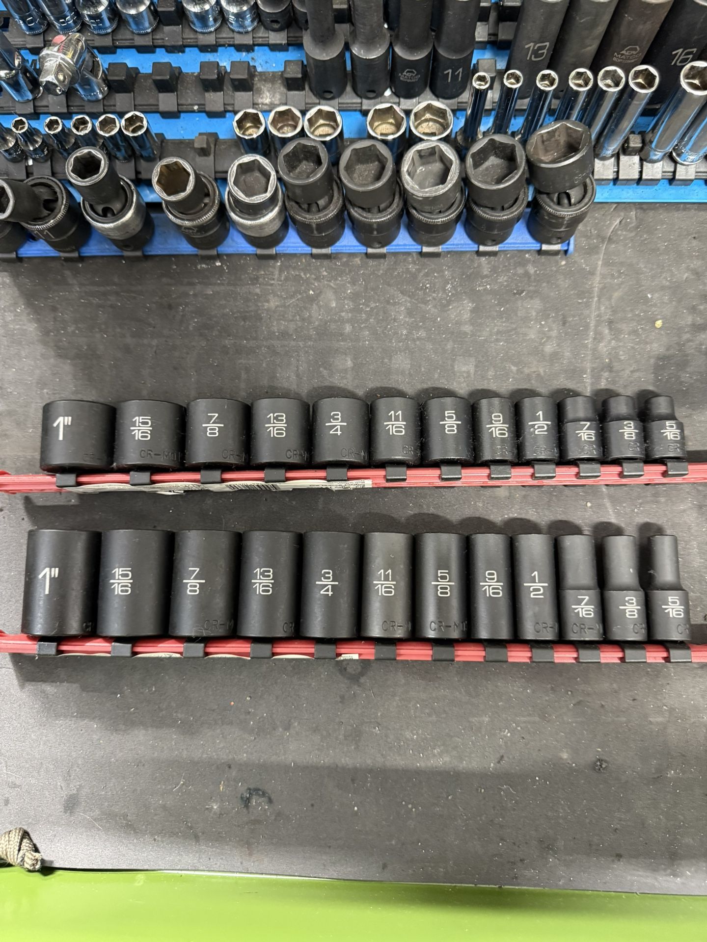 Matco Sae Shallow And Mid Length Sockets