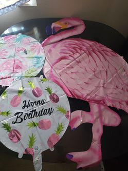 Flamingo balloons Hawaii decorations flamingo decorations