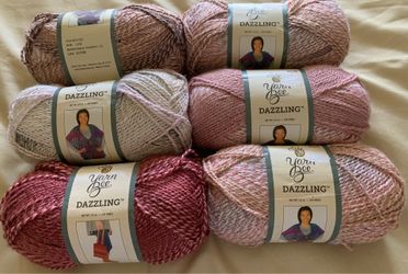6 Yarn Bee Dazzling crochet knit