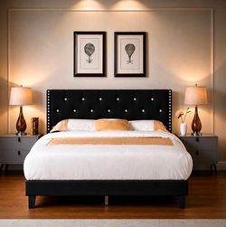 Brand new full size bed with mattress