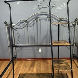 Cloth Rack With Shelves