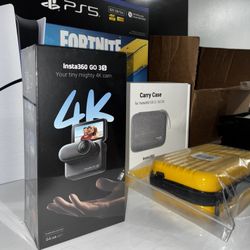 Insta 360 GO 3S 64 GB Midnight Black With Insta360 Grey Carry Case