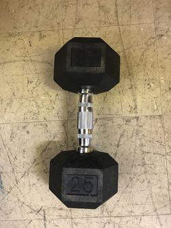 One Dumbbell 25 lbs