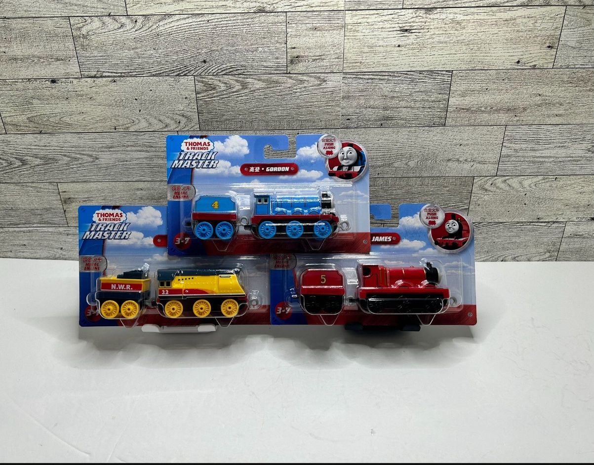 Fisher - Prince ‘2020 Lot of 3 Different Color Thomas And Friends Track Master Push Along • Die-Cast Metal • Made In Thailand