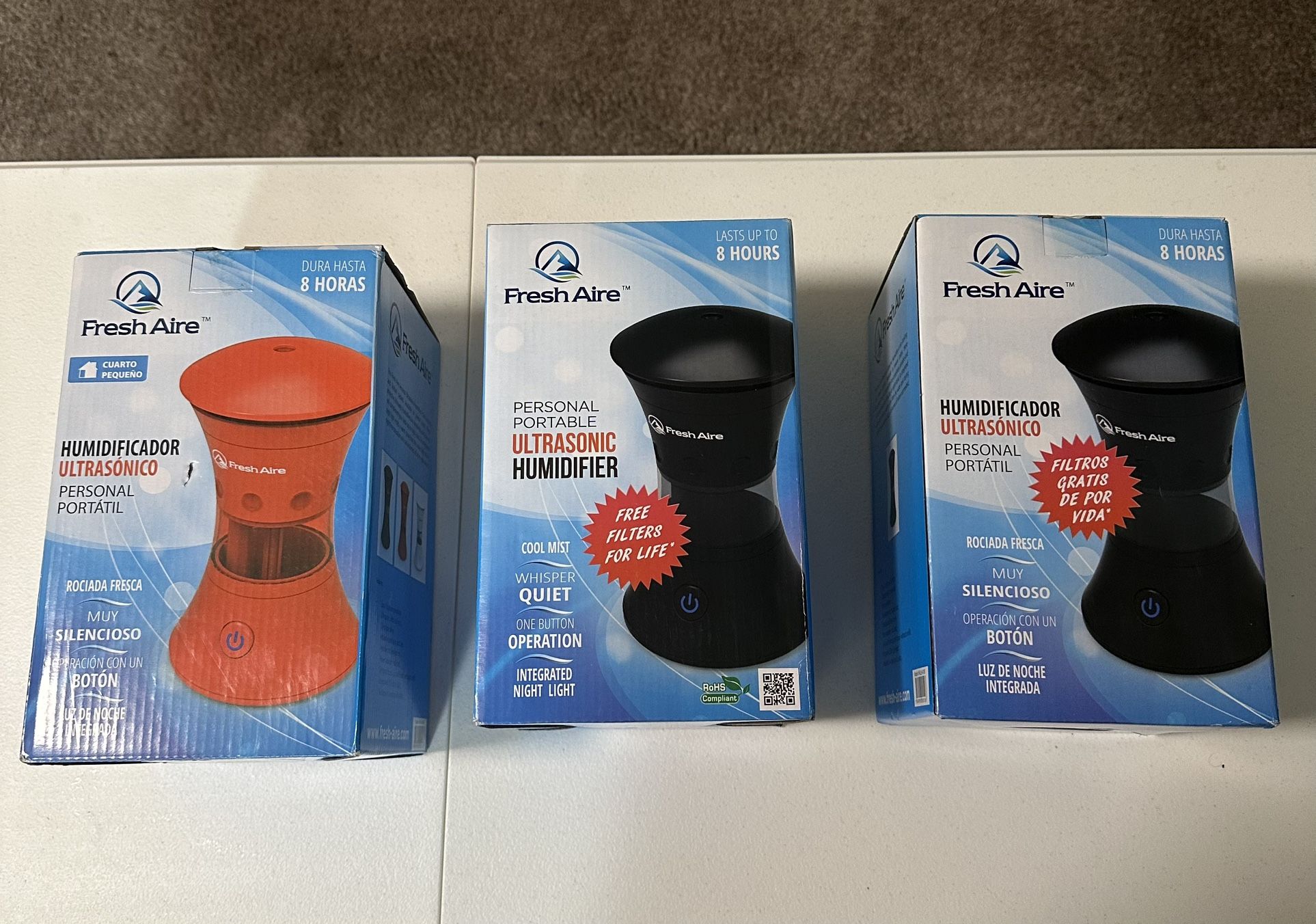 Fresh Aire Personal Ultrasonic Humidifier