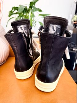 Rick Owens Jumbolace Leather Boots