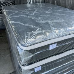 Full Size Mattress Pillow Top 12” Thick.    Brand New Mattress.    Delivery Available.    All Sizes Available ☎️📲(213)713-74-89