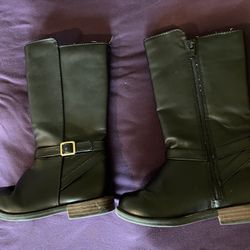 Toddler Size 9 Black Boots 