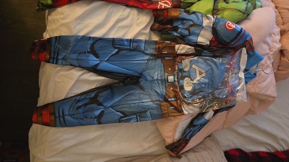 Hulk Or Captain America Kids Halloween Costumes