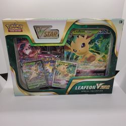 Leafeon Vstar Special Collection Pokemon Card Box