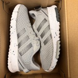 Kid Gray Adidas Shoes - Size 9k 