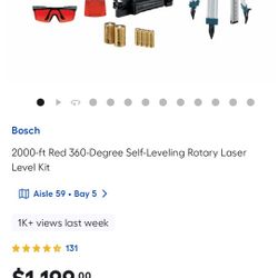 BOSCH 3 LEVEL LASER LEVELER