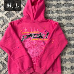Pink spider Hoodie