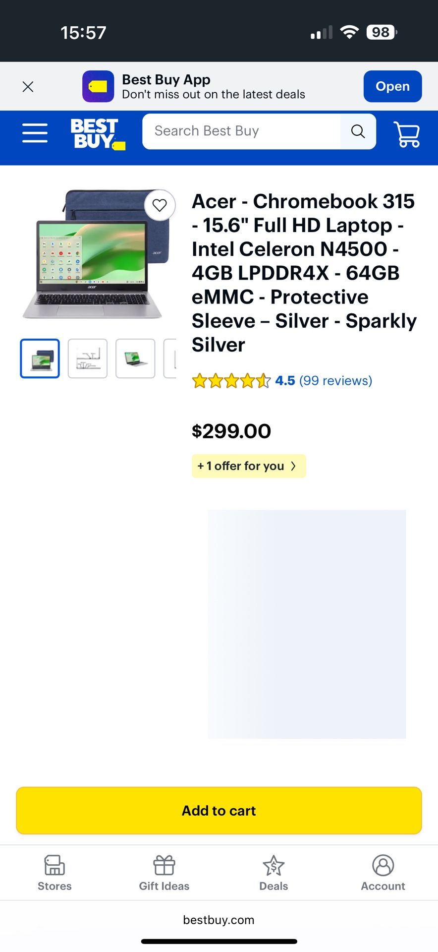 Acer Chromebook 315