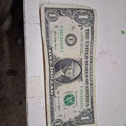 1 Dollar Bill 