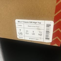 Billy High Top Size 7