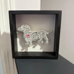 Dog Frame Decor