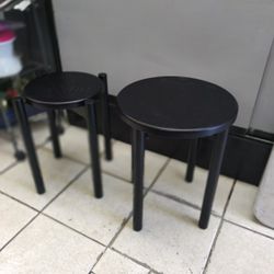 Set Of 2 Wood Tables