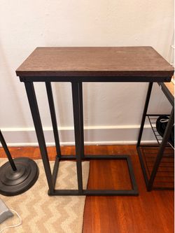 Industrial end table
