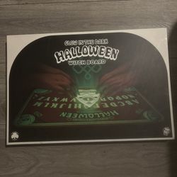 Trick Or Treat Halloween 3 Glow In The Dark Silver Shamrock  Witch Board