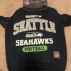 NFL Licensed Seahawks Pet Shirt size large also have med