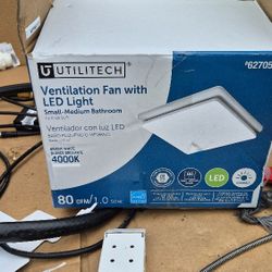 Vent Fan With Led Light