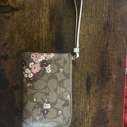 Authentic Coach Wristlet