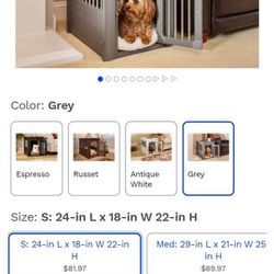 Dog Furniture Crate