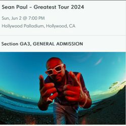 Sean Paul Ticket