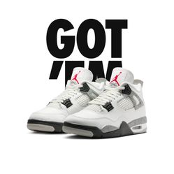 Jordan 4 White Cement men’s 11