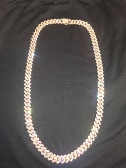 Cuban Prong Link Iced Chain