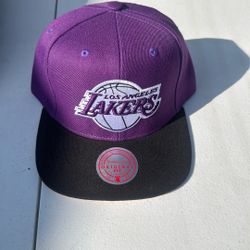 New Mitchell & Ness Lakers Hat $25