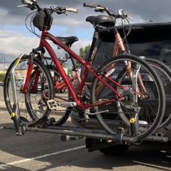 Two Globe Specialized Bikes and Saris Bike Rack