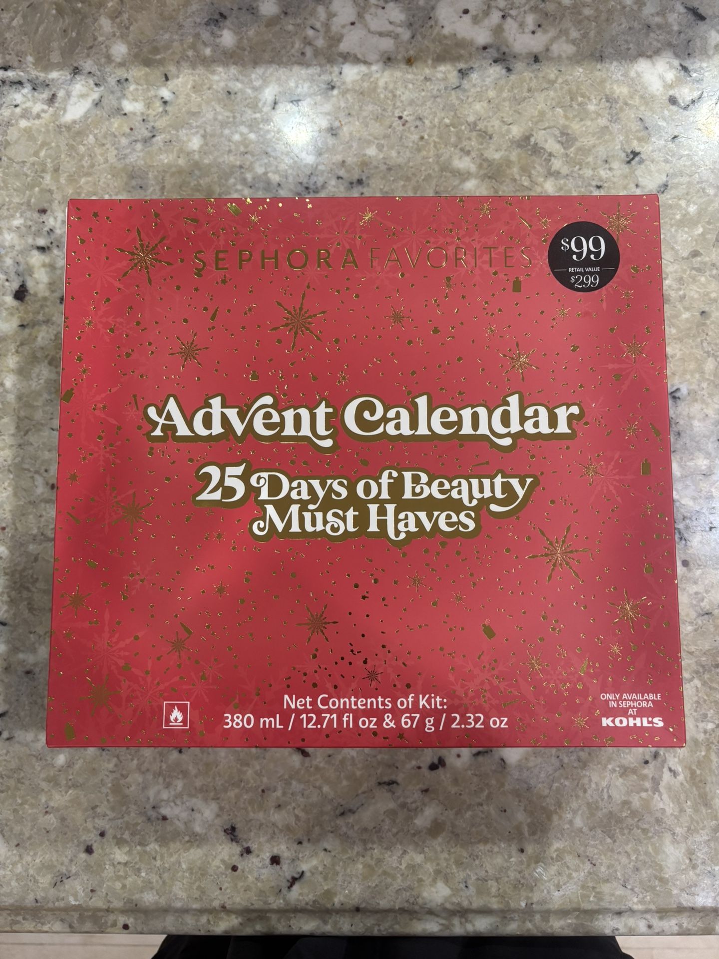 Sephora Favorites 2025 Advent Calendar 25 Days Of Beauty Ltd Ed ••SEALED••🎁