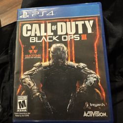 PS4 Call Of Duty Black Ops III