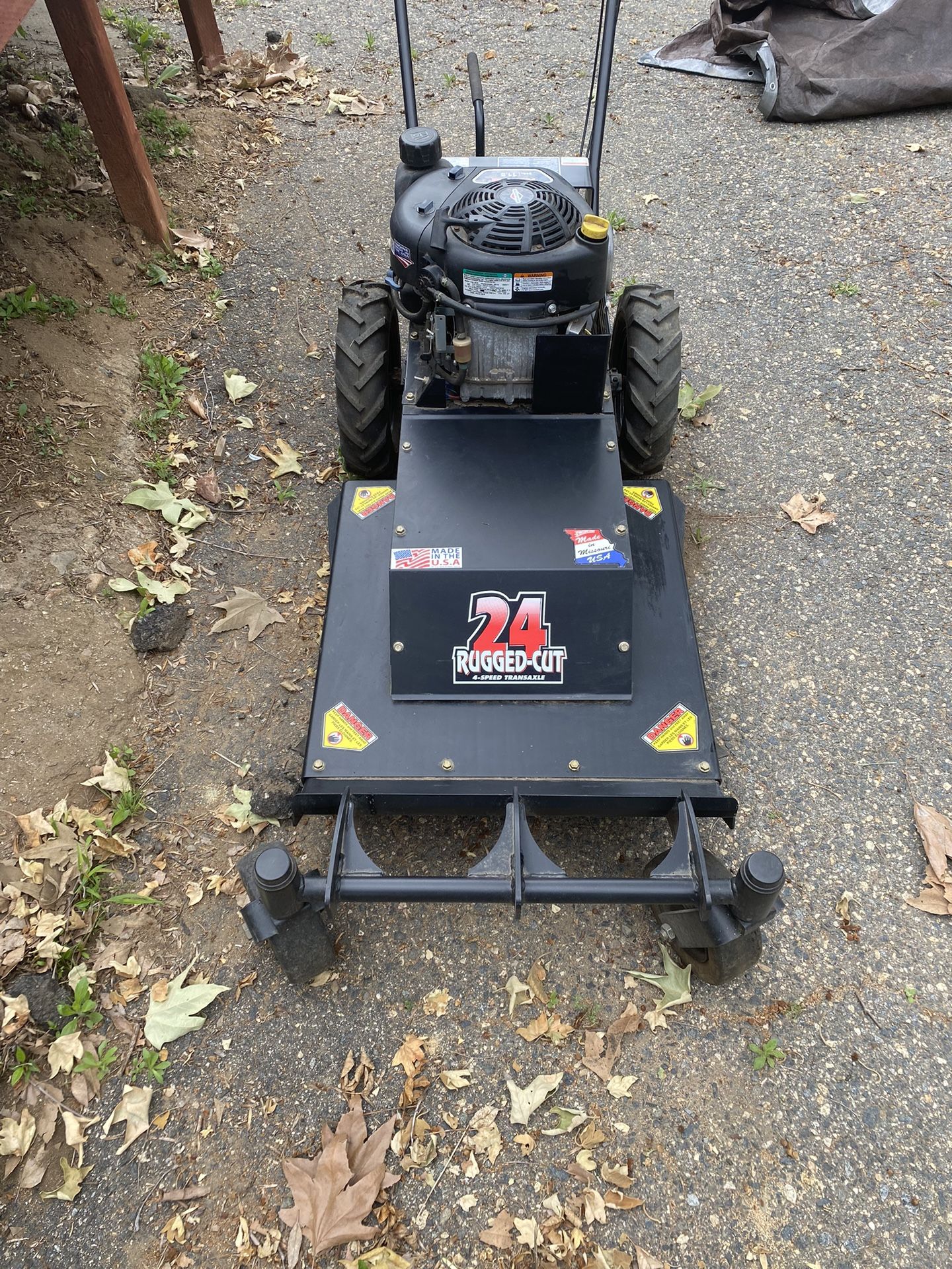 Swisher 24 in. 11.5 HP Gas Briggs & Stratton Self-Propelled Walk-Behind Rough-Cut Mower